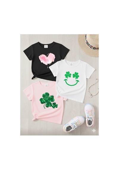 Stil-x Yeniz Sezon 3' Lü Takım Kız Çocuk Tshirt, Çok Renkli, %100 Pamuk Çok Renkli-y6 Stil-x Yeniz Sezon 3' Lü Takım Kız Çocuk Tshirt, Çok Renkli, %100 Pamuk Çok Renkli-y6