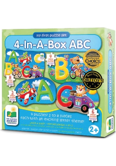 The Learning Journey 4 Puzzle Bir Arada - Abc