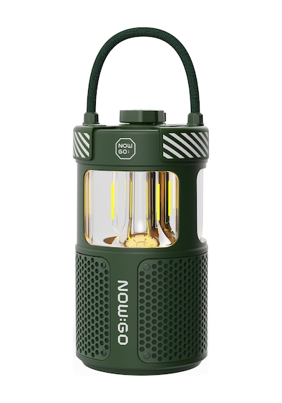 Nowgo F1 20w Bluetoooth Hoparlör Taşınabilir Powerbank Kamp Feneri Yeşil