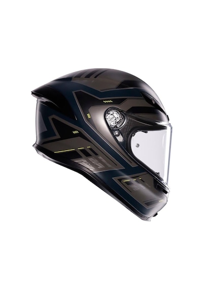 Agv K6 MPLK Enhance Matt Gri Sarı Fluo  Motosiklet Kaskı.