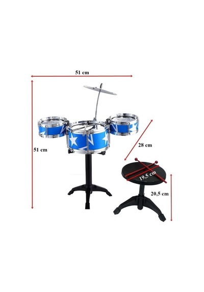 Jazz Drum Bateri  Seti