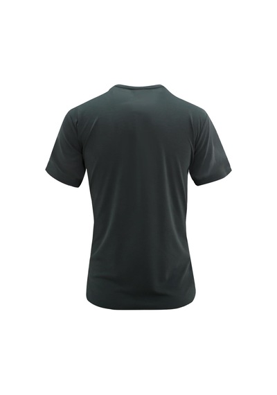 Uki Haki Modal Bisiklet Yaka T-shirt