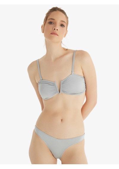 Kadın Brazilian Bikini Altı 10704 - Gri Gri