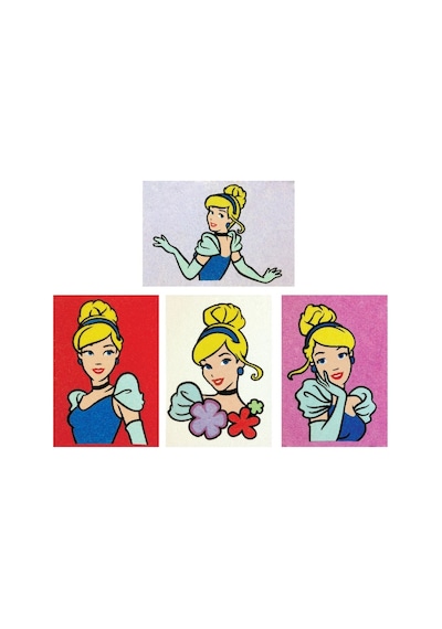 Eğitici Ve Eğilenceli Kum Boyama Seti-disney Princess Cindrella Fm-14