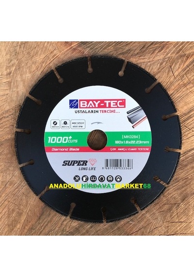 Baytec 180 MM Granit Kesici Metal Döküm Pvc Cam Ahşap Keser