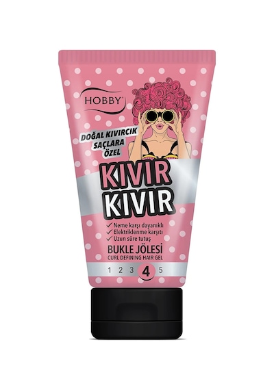 Hobby Kıvır Kıvır Saç Şekillendirici Krem 150 ML + Jöle 150 ML +  Köpük 150 ML