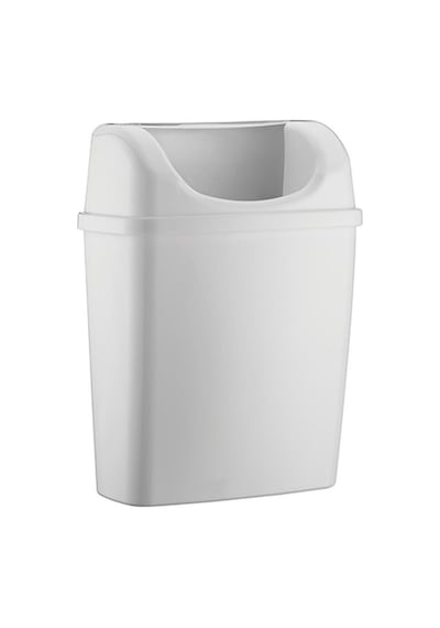 Rulopak Duvara Monte 6L Çöp Kovası - Beyaz