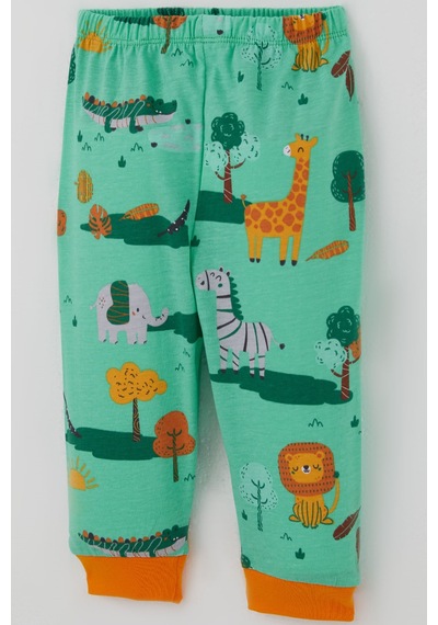 Breeze Erkek Bebek Pijama Takımı Safari Temalı Sevimli Hayvancıklar Desenli Önden Çıtçıtlı 4 Ay-1 Yaş, Yeşil Breeze Erkek Bebek Pijama Takımı Safari Temalı Sevimli Hayvancıklar Desenli Önden Çıtçıtlı 4 Ay-1 Yaş, Yeşil