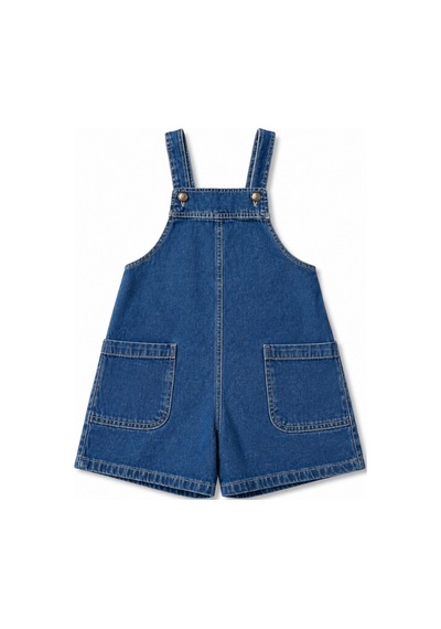 La Ciel Paris Kız Çocuk Denim Tulum Mavi