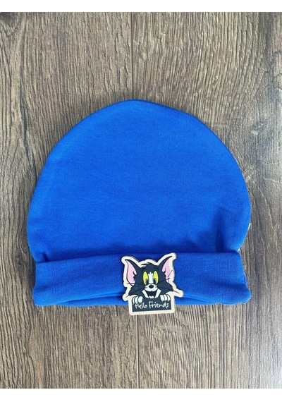 2d2b Hello Friends Alttan Çıtçıtlı Bereli Unisex 3lü Bebek Takım Mavi