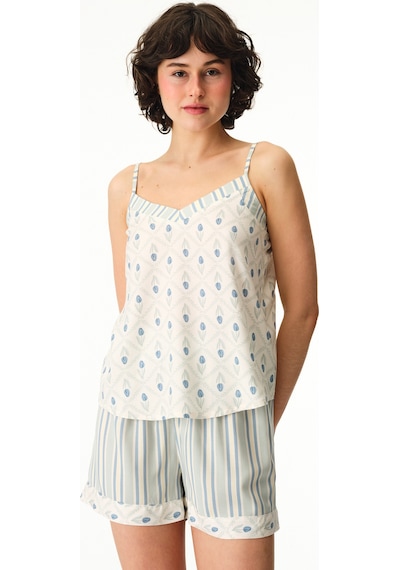 Penti Renkli Serenity Floral Atlet Pijama Üstü