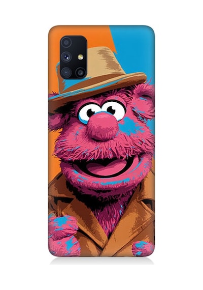 Samsung Galaxy M51 Uyumlu Pembe Kukla Desenli Silikon Kılıf