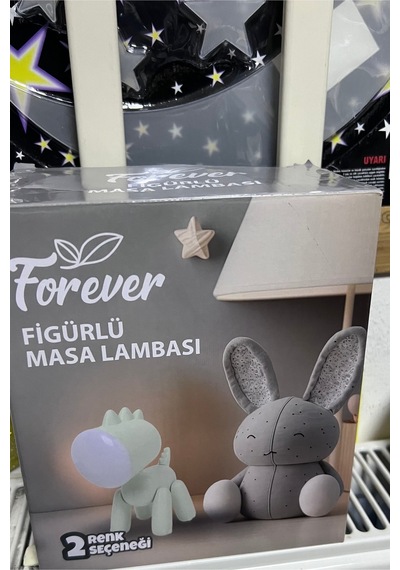 Figürlü Masa Lambası Açık Yeşil Açık Yeşil