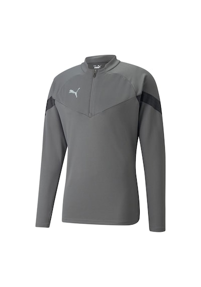 Puma Teamfinal Training 1/4 Zip Top Erkek Futbol Antrenman Ceketi 65737513 Gri