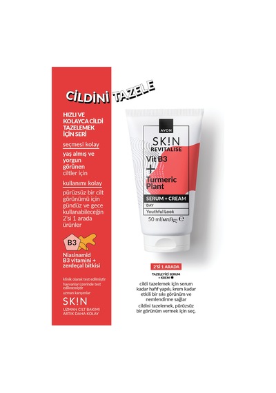 Sk N Tazeleyici Krem + Serum 50 Ml.