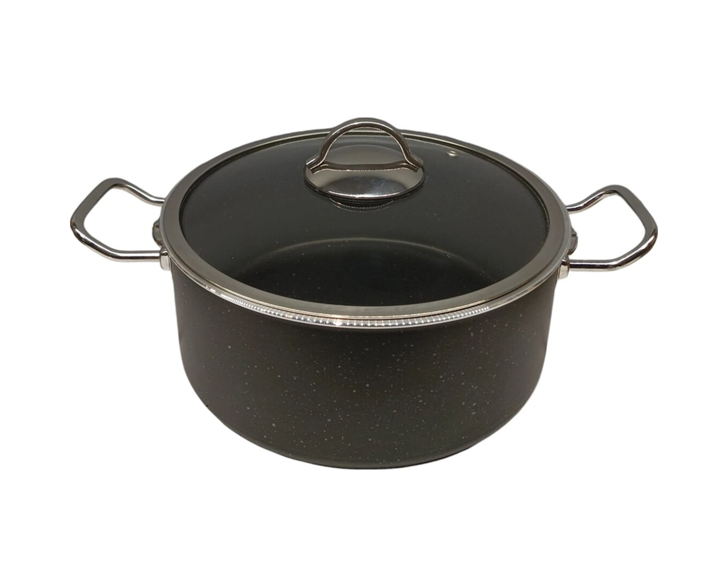 Tuna House Granit Derin Tencere 22 Cm Siyah