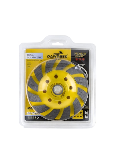 Dawreek Dt018cd 115mm Kalın Turbo Elmas Taşlama Diski