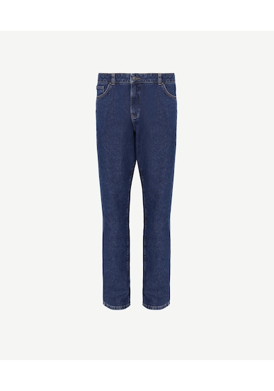 Yargıcı Relaxed Fit Erkek Denim Pantolon Mavi