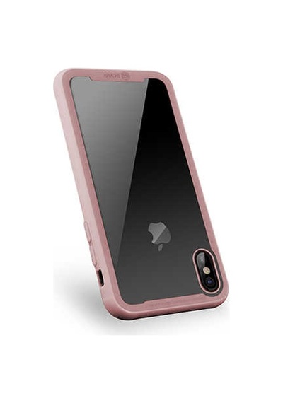 Apple Uyumlu iPhone 12 Pro Kılıf Zore Retro Kapak Rose Gold
