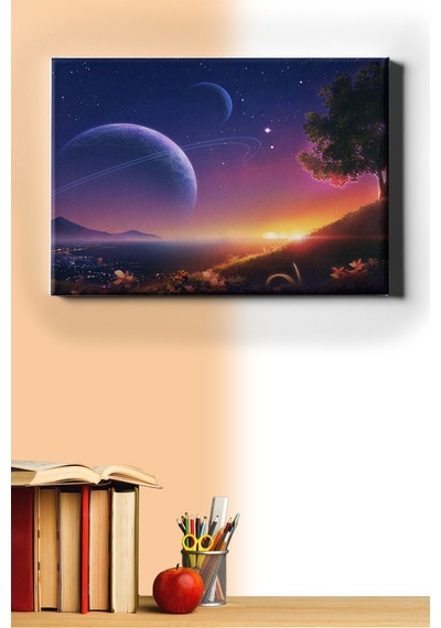 Webstyle Sayılarla Boyama Seti Kasnaklı Fantazi Gökyüzü 50 X 65 Cm