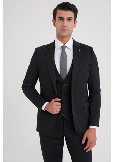 Efor Tk 927 Takım Slim Siyah Siyah