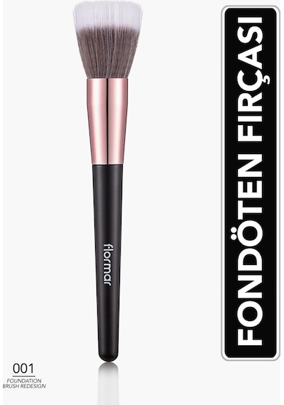 Flormar Düz Uçlu Klasik Fondöten Fırçası 001