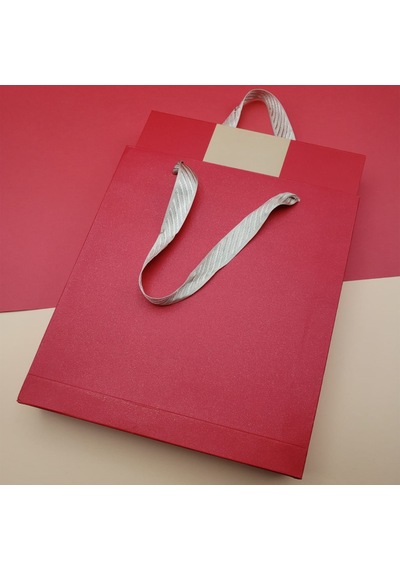 Çizgili Defter Ve Metal Kalem Seti Kırmızı