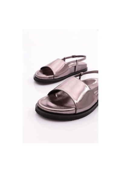 Dgn 3015 Kadin Kalin Bantli Sandalet 3015-2261-R8007 Platin Dgn 3015 Kadin Kalin Bantli Sandalet 3015-2261-R8007 Platin