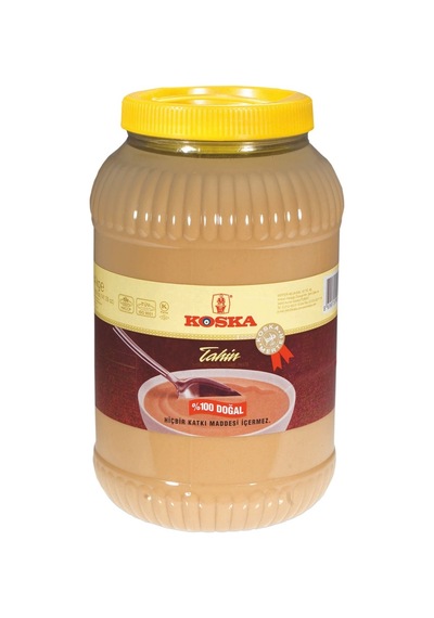 Koska Pet Tahin 4kg - Yüksek Yağ Oranlı Susam Tahini Tarı