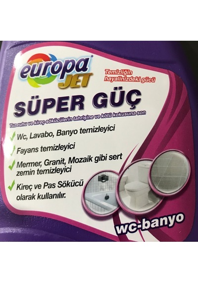 Europa Jet Süper Güç Wc Banyo Temizleyicisi 500 ML