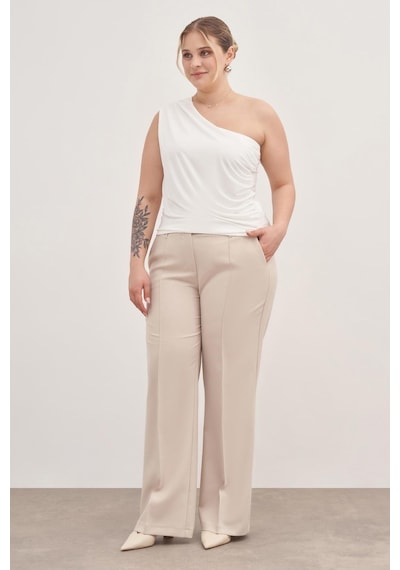 Myline Tek Omuz Drapeli Top-1759-beyaz Beyaz