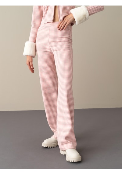 Xint Pembe Regular Fit Pamuklu Pantolon 470357