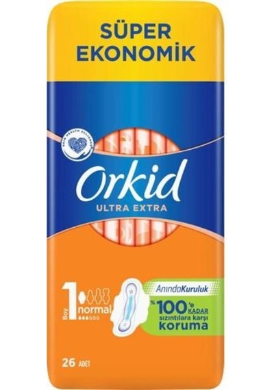 Orkid Ultra Extra Normal Hijyenik Ped 26'lı