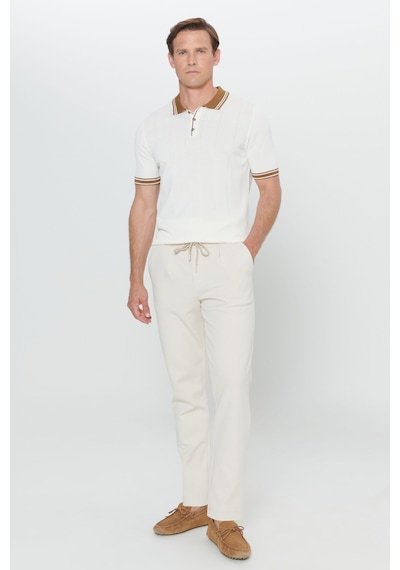 AC&Co / Altınyıldız Classics Erkek Bej Pamuklu Slim Fit Dar Kesim Yan Cepli Normal Bel Esnek Örme Pantolon Bej AC&Co / Altınyıldız Classics Erkek Bej Pamuklu Slim Fit Dar Kesim Yan Cepli Normal Bel Esnek Örme Pantolon Bej