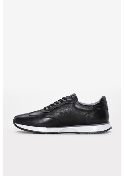 Fast Step Hakiki Deri Erkek Casual Ayakkabı 241ma1989 Siyah