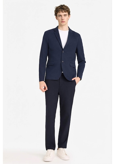 Defacto Slim Fit Dar Kesim Blazer Ceket F7690ax26spnv64 Lacivert-nv64