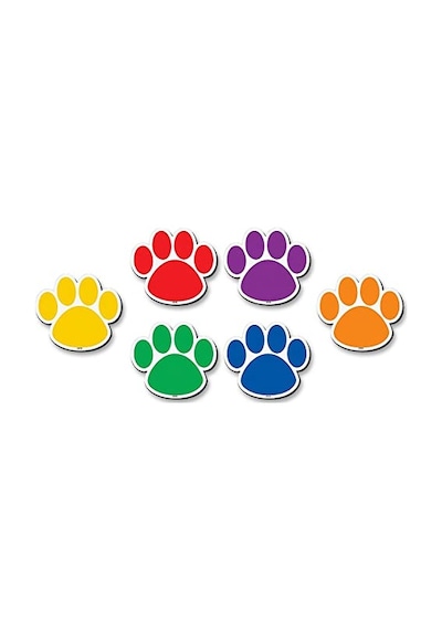 Resources Magnetic Accents Colourful Paw Prints 77207.0 Diğer