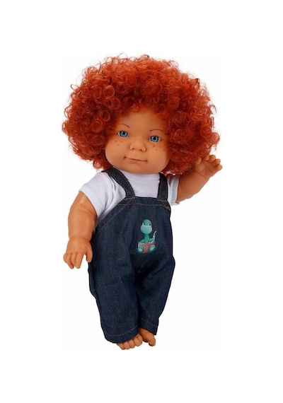 Sunman Kıvırcık Saçlı Curly Bebek 35 Cm