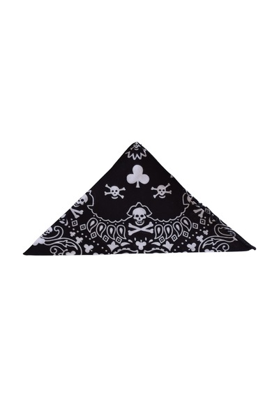 Bandana Siyah Korsan Kahverengi