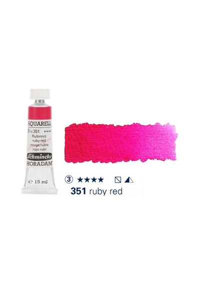 Schmincke Horadam Aquarell Tube 15ml Seri 3 Ruby Red 351