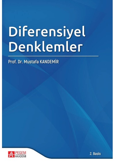 Diferensiyel Denklemler -  Pegem Akademi Yayıncılık
