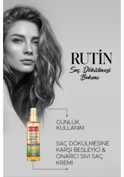 Bioblas Botanic Oils Argan Yağlı Sıvı Saç Kremi 200 Ml Onarıcı Argan Sıvı Saç Bakım Kremi