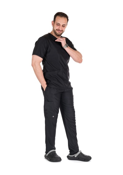 Rio Grande Medikal Giyim Doktor Hemşire Likralı Scrubs Cerrahi Takım Hastane Üniforması 001