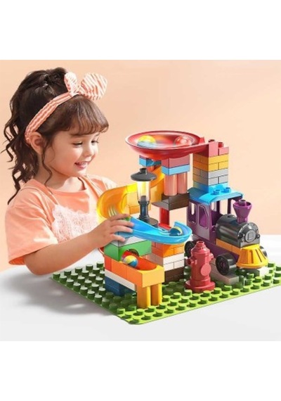 Marble Run Blok Yapı Seti - 77 Parça Eğlenceli Oyun