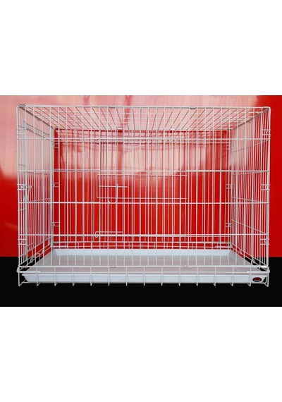 Dayang Köpek Kafesi Beyaz 108x69x77.5, 600-044cw