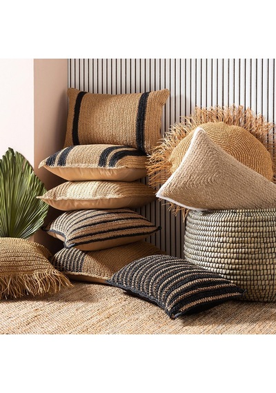 Mudo Home Valetta Tassel Jüt Kırlent 50x50 Çok Renkli