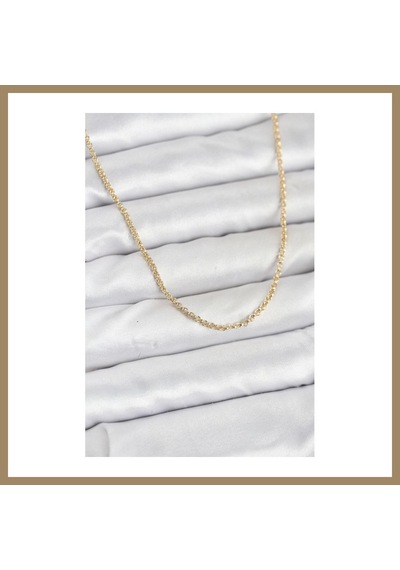 Bezos Cm 14k Gold Renk Halka Model 60 Cm Kadın Kolye 22