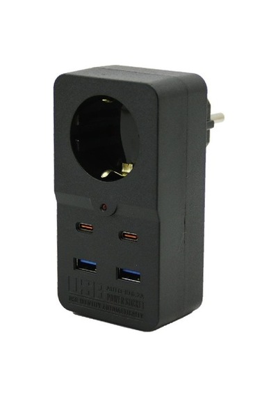 Wınnboss Akım Korumalı Priz 4 Usb 1 Priz 3438