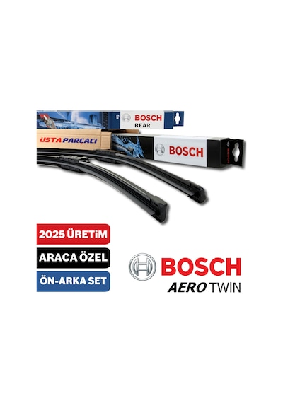 Skoda Karoq Ön Arka Silecek 2018-2021 Bosch Aerotwin-Rear A331H + Koku