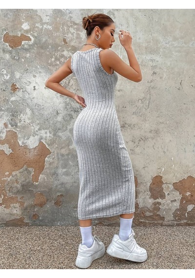 Kadın Kalın Askılı Kare Yaka Fitilli Kaşkorse Midi Boy Elbise Çok renkli Kadın Kalın Askılı Kare Yaka Fitilli Kaşkorse Midi Boy Elbise Çok renkli